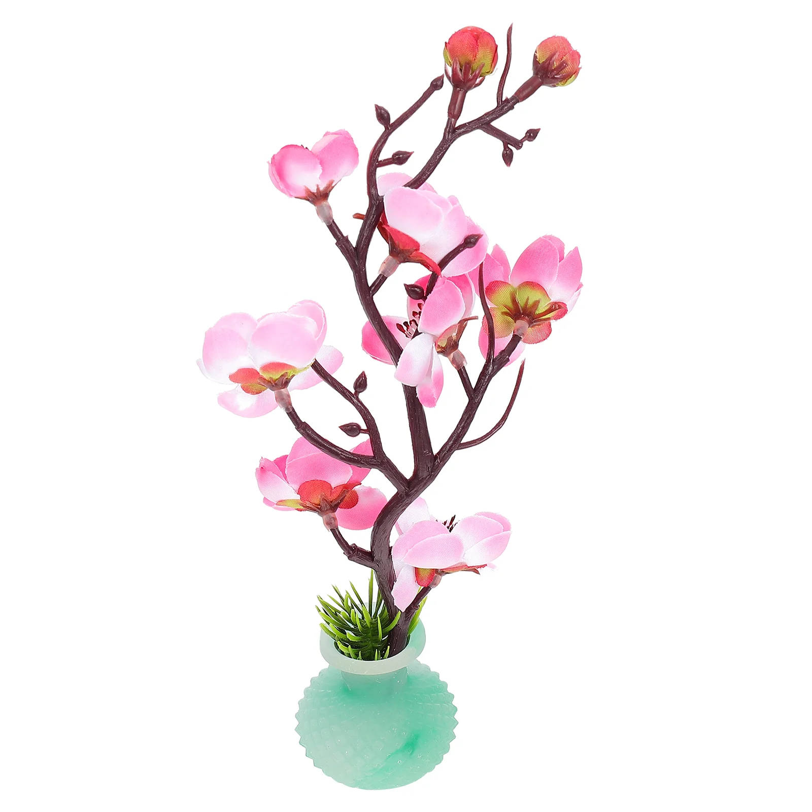 

Flower Plate Sushi Artificialdecoration Sashimi Flowers Fakedecor Ornament Japanese Plumfaux Bonsai Green Aquarium Simulation