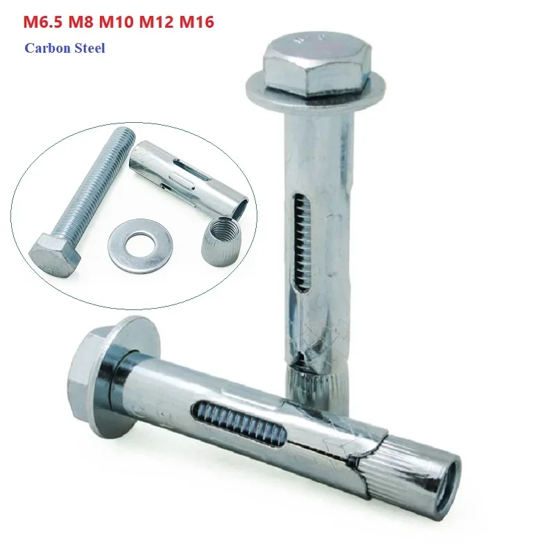 Шестигранные винты с конической гайкой из углеродистой стали M6.5 M8 M10 M12 M16