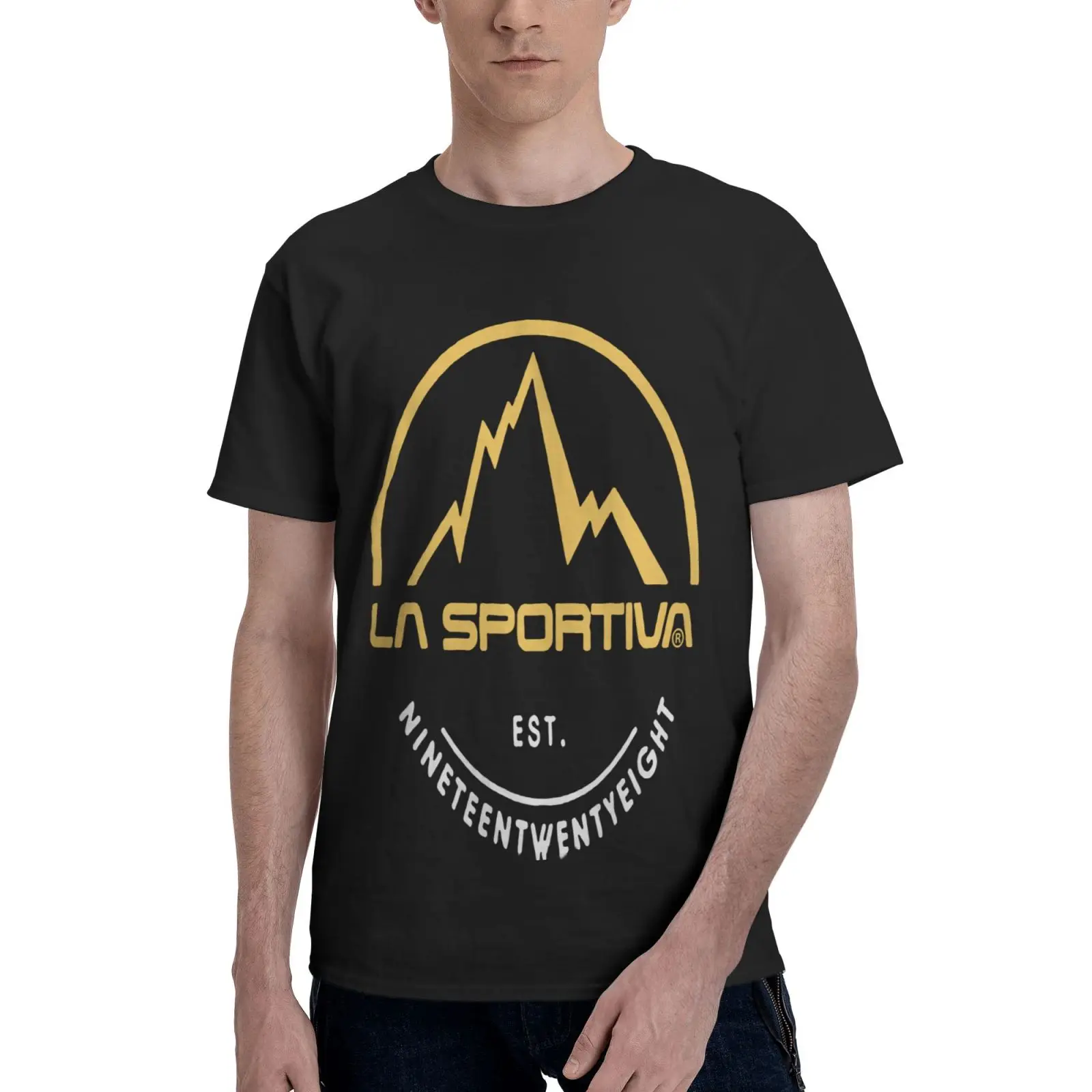 

Lasportiva Nero La Sportiva Montagna 110 Oversized T-Shirt Blouse Mens Clothes Tshirt Men Clothing Tops Couples T-Shirt Grunge