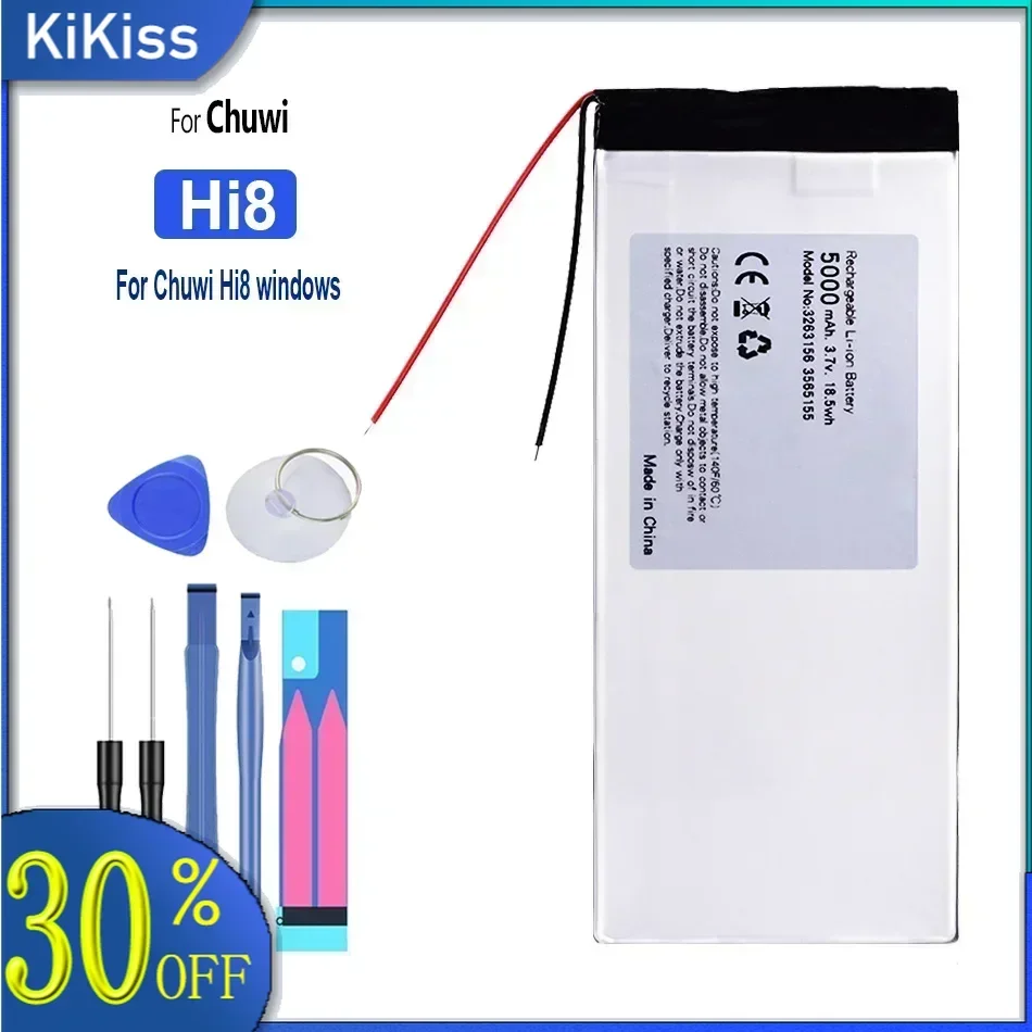 Аккумулятор Hi 8 4800 мАч для 8-дюймового планшета Chuwi Hi8 Windows 3263156 3565158