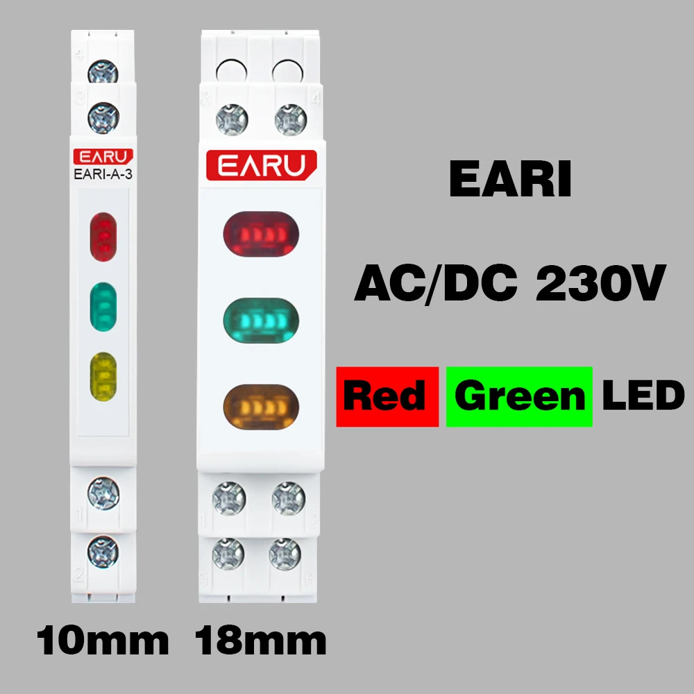 

Трехцветный светодиодный индикатор EARUELECTRIC 220В