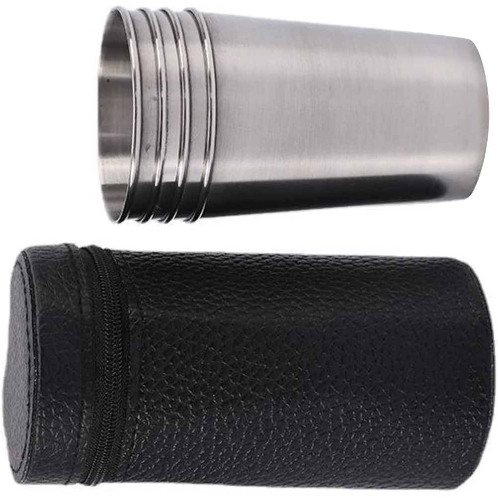 

Cups Metal Glasses Shot Cup Stainless Steel Drinkingdrinks Camping Fishbowl Pint Mugwine Coffee Cocktail Whisky Tequila Round