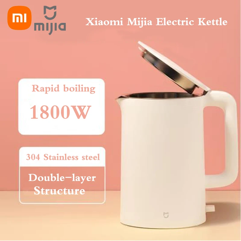 

Xiaomi Mijia Electric Kettles 1A Fast Boiling Stainless Intelligent Temperature Control Anti-Overheat Kettle Tea Pot