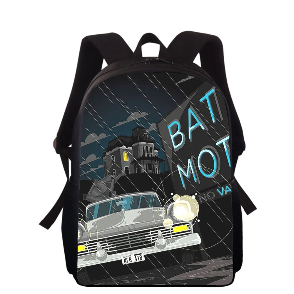Bates Motel  15” 3D Print Kids Backpack Primary School Bags for Boys Girls Back Pack Students School Book Bags