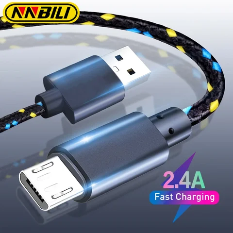 Кабель Micro USB в нейлоновой оплетке, 1/2/3 м