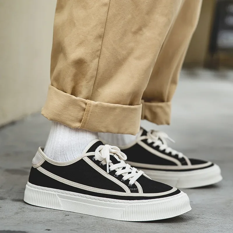 

Парусиновые Туфли На Шнуровке Для мужчин и женщин, повседневная обувь для скейтборда, корейский стиль, осень