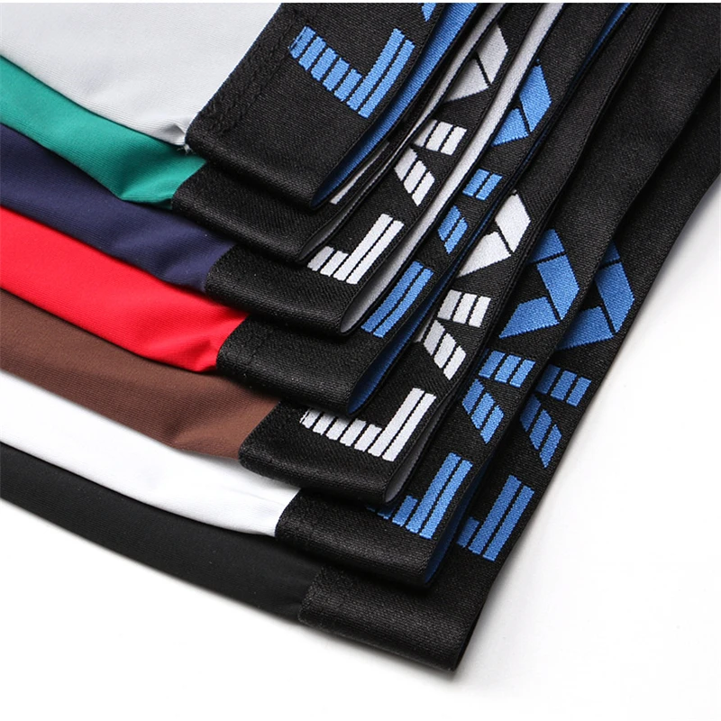 Боксеры AIIOU мужские эластичные нижнее белье хлопковые дышащие Однотонные