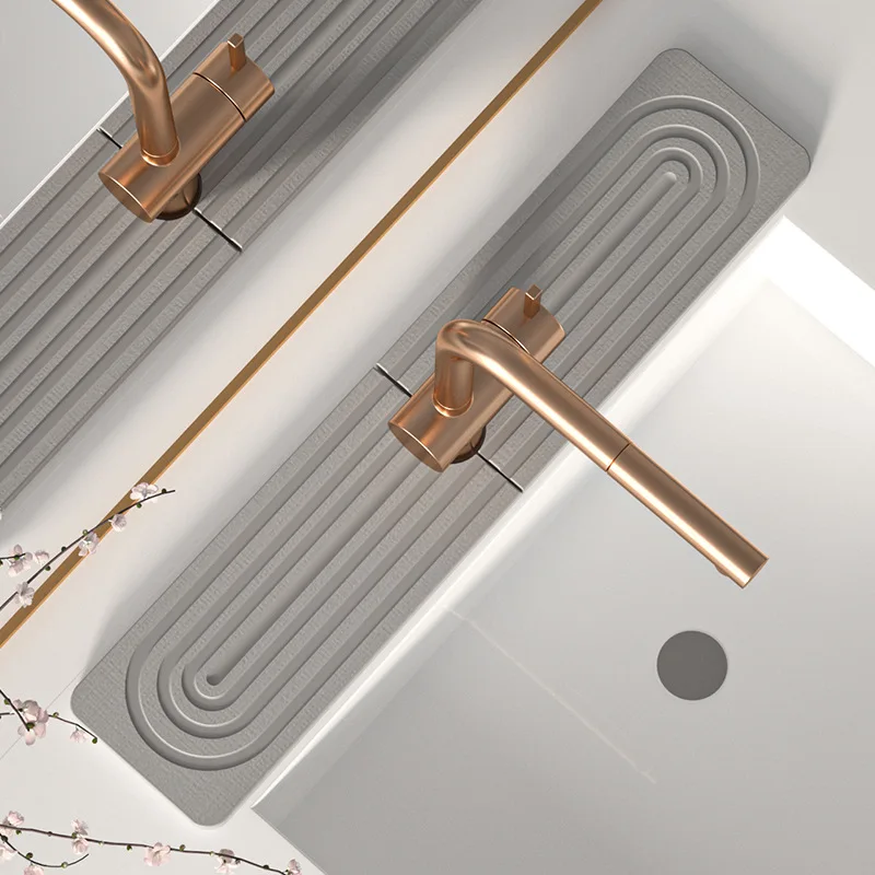 

Жесткий коврик для мытья рук из диатомовой грязи