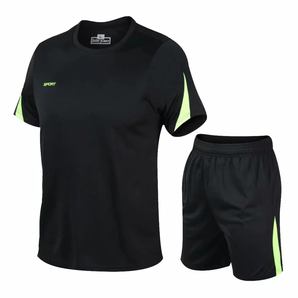 

Men's sports training Quick-drying men's gym jogging Running For Men Football Uniforms Soccer Tracksuit Jersey2021