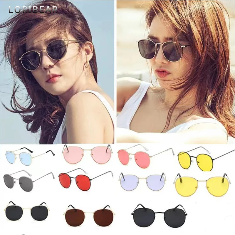 

2022New Fashion Retro Women's Sunglasses Round Vintage Glasses for Man Women Luxury Sun Glasses Men Lunette Soleil Homme Eyewear
