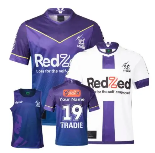 

new 2023 Melbourne Storms rugby jersey HOME away Rugby shirt Australia Melbourne Jerseys t-shirt Custom name and number