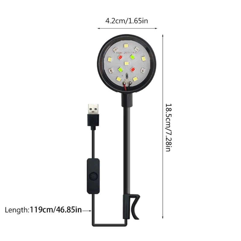 Долговечный светодиодный светильник для аквариума небольшой выращивания