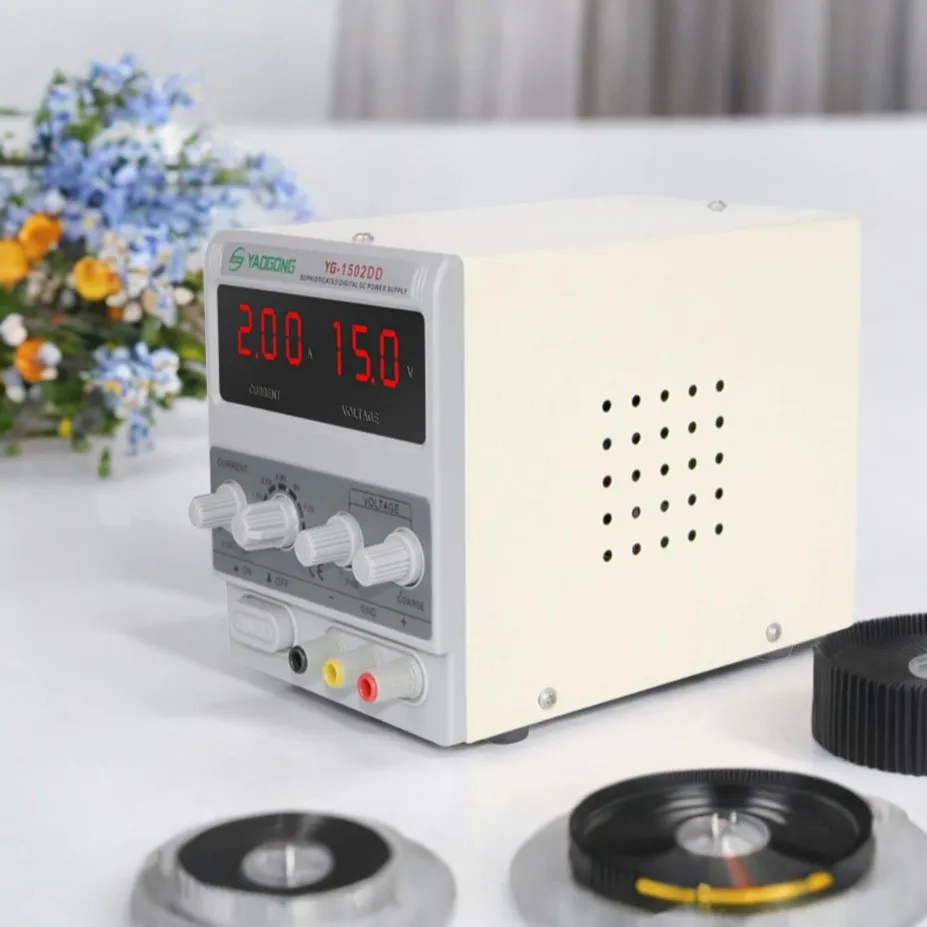 YAOGONG 1502DD Voeding Laboratorium Verstelbare Digitale Voor Telefoon Reparatie 15V 2A Регулятор напряжения с