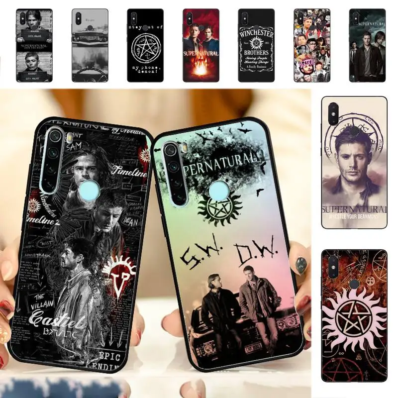 

YNDFCNB Supernatural SPN Dean And Sam Phone Case for Redmi Note 8 7 9 4 6 pro max T X 5A 3 10 lite pro