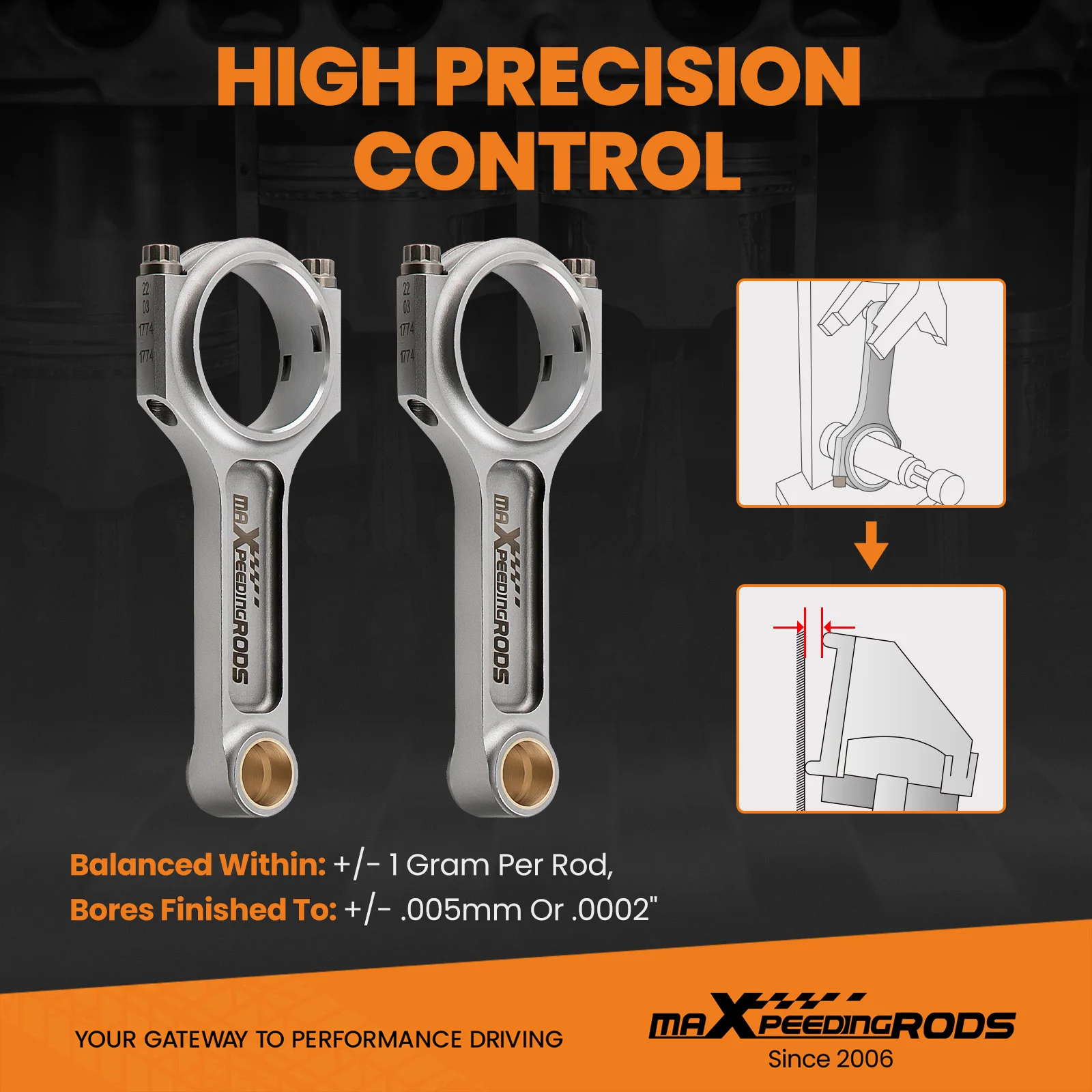 Шатуны I-Beam для Honda Civic CRX D16 ZC SOHC VTEC D 5 394 дюйма Bellie Pleuel Коленчатый вал FLoating EN24 TUV Belias