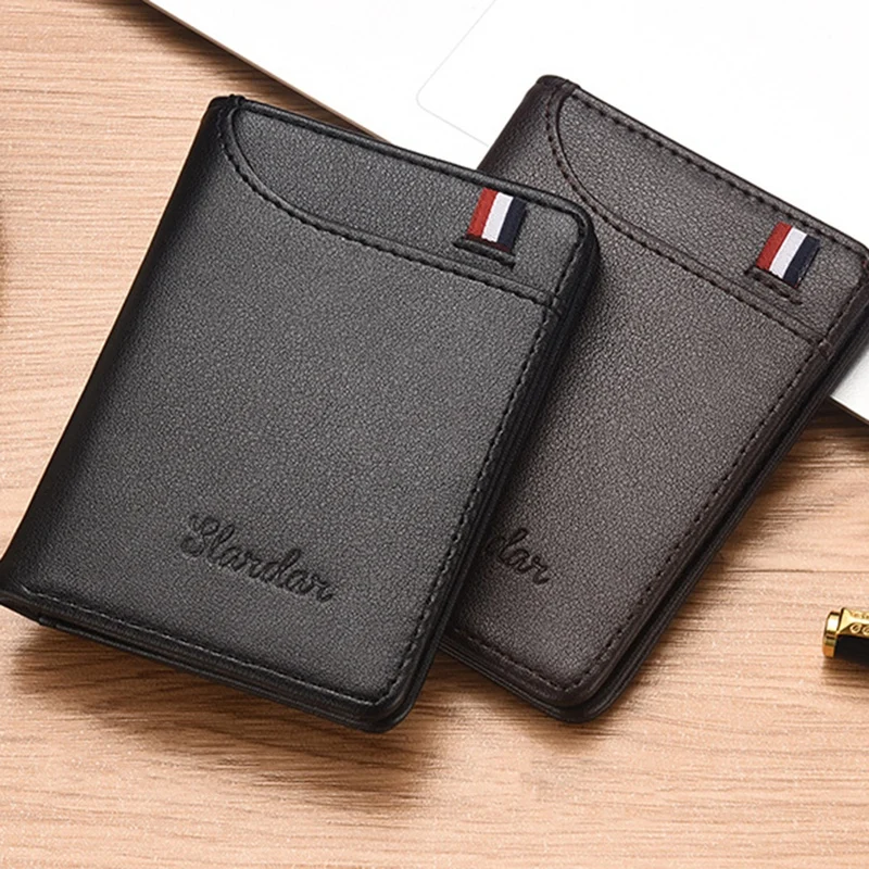 Ультратонкий мужской Чехол-портмоне с отделением для карт защитой от