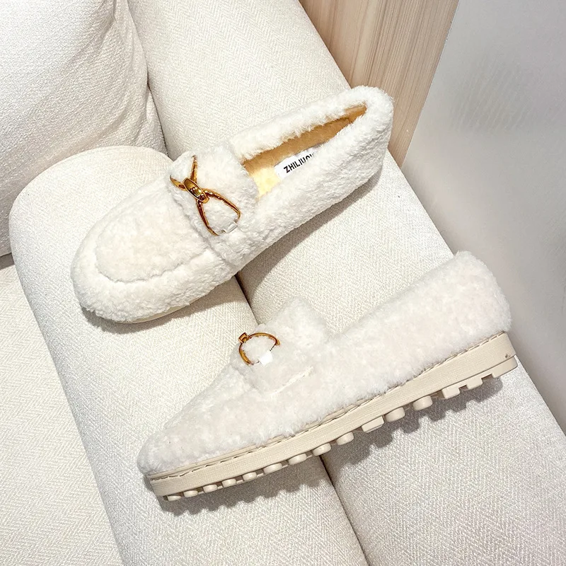 Plush shoes womens Clearance