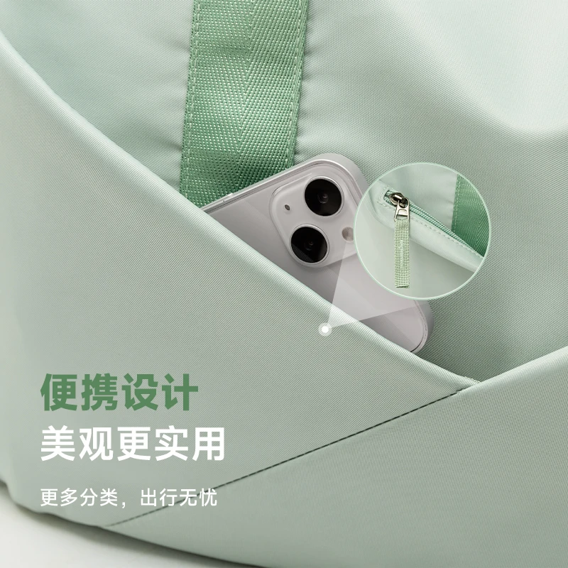 Oxford Travel Bags for Women Sports Traveling Duffel Tote Gym With Shoe Compartment Weekender Overnight Shoulder Bag Waterproof