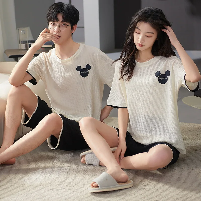 

Летние шорты с коротким рукавом и круглым вырезом для мальчиков и девочек