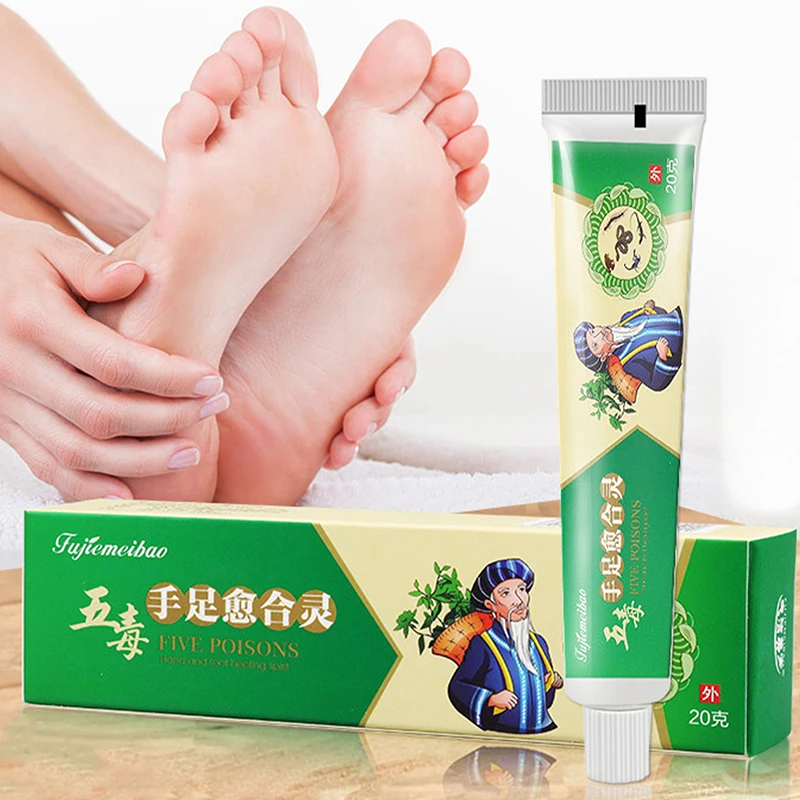 

20g Herb Anti Crack Foot Cream Drynes Foot Mask Heel Cracked Repair Cream Hand Mositurizing Removal Callus Dead Skin Feet Care