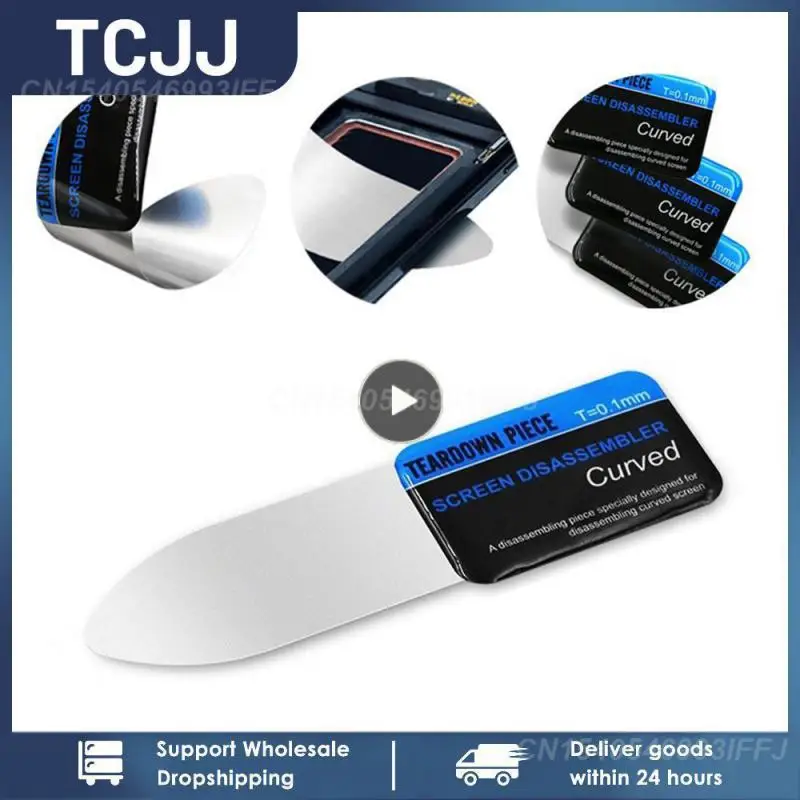 

1~40PCS ToolPlus Cell Phones Curved LCD Screen Disassemble Pry Knife Ultra Thin Pry Spudger Flexible Stainless Steel Opening