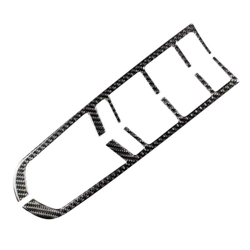 

Стайлинг автомобиля, кнопки из углеродного волокна с функцией центрального переключения передач, декоративная рамка, Накладка для Porsche Macan ...