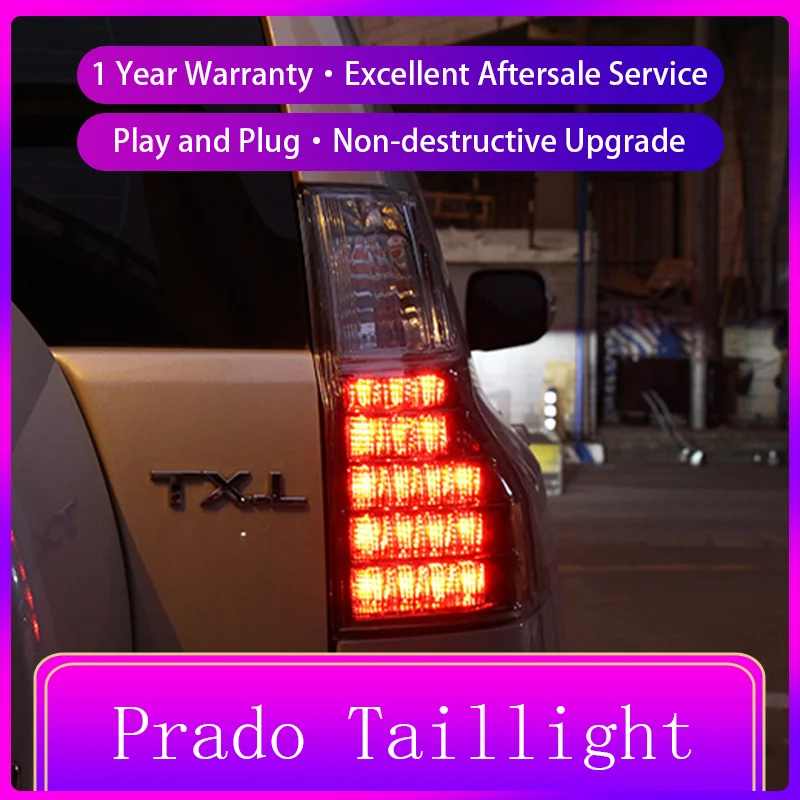 Подходит для Toyota Prado LC150 светодиодный DRL задние фонари 2010-2021 сборка внешние