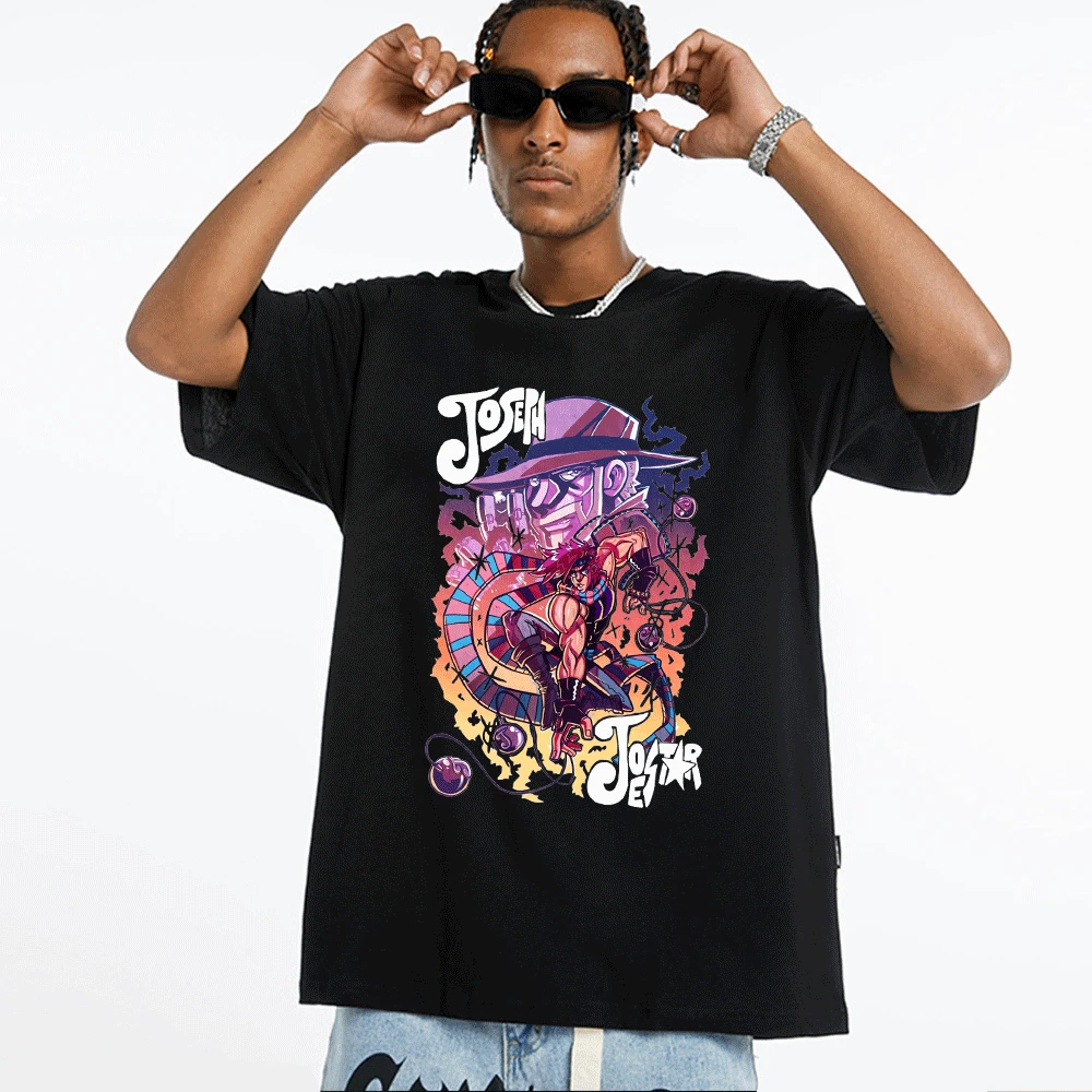 Футболка с рисунком аниме невероятные приключения Джоджо |