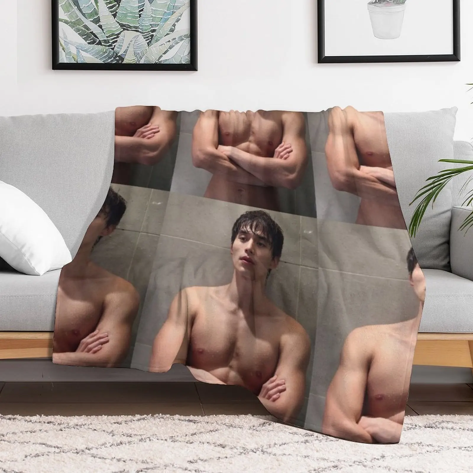 Lee Dong Wook пледы для душа мягкие декорации летние постельные принадлежности одеяла