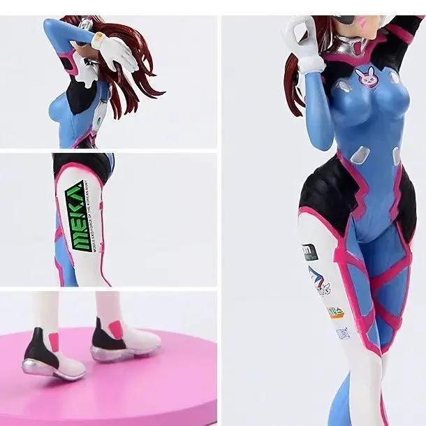 Коллекционная фигурка D.Va из Overwatch, 26 см, аниме-статуэтка, ПВХ, модель, игрушка, украшение, подарок для рабочего стола (art.: 3920db708f32e) - 3920db708f32e
