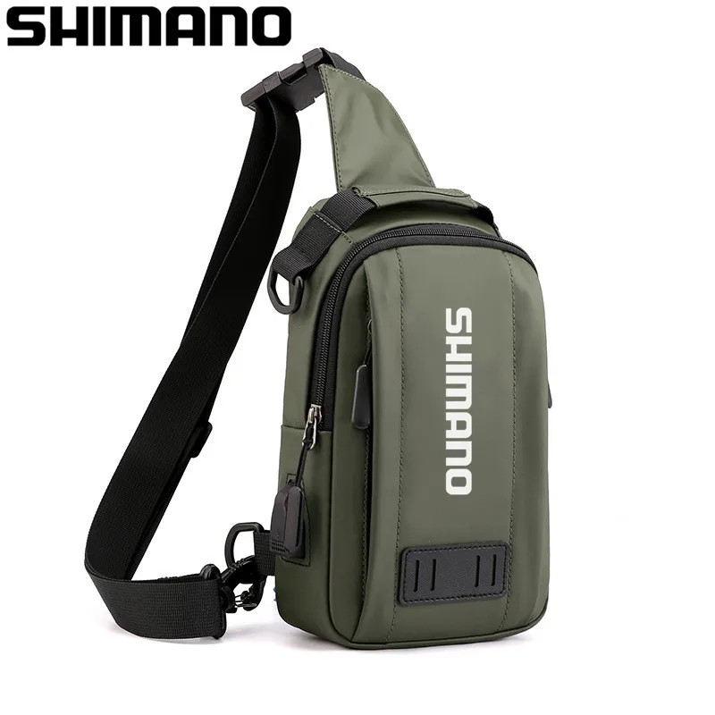 

Новые мужские сумки на одно плечо Shimano, Водонепроницаемые многофункциональные камуфляжные рюкзаки для отдыха 2021, сумки для рыбалки