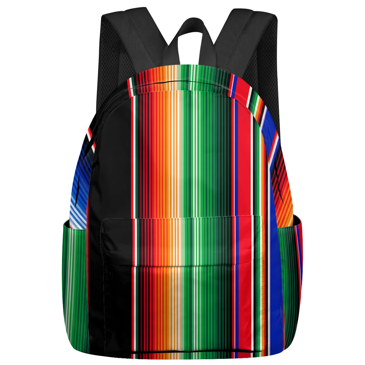 

Colorful Mexican Stripes Feminina Backpacks Teenagers Student School Bags Laptop Custom Backpack Men Women Female Travel Mochila
