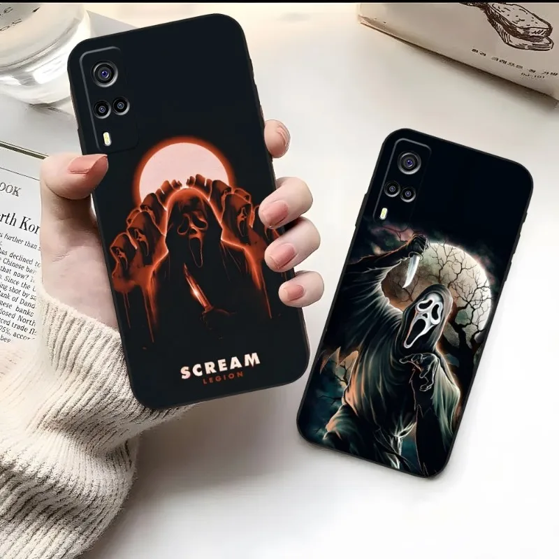 

Ghostface Scream Phone Case For VIVO Y31 IQOO U5 U5x 9 V21e Y31s V23 Y73 Y33s Y21 Y76 Y15s T1 X60 X70 X80 Pro Plus Cover