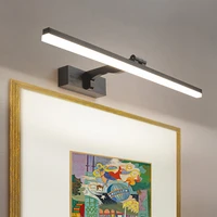 nordic led wall mirror light aluminum acrylic ip44 antirust antiseptic mirror lamp for dressing table bathroom cabinet toilet 8w
