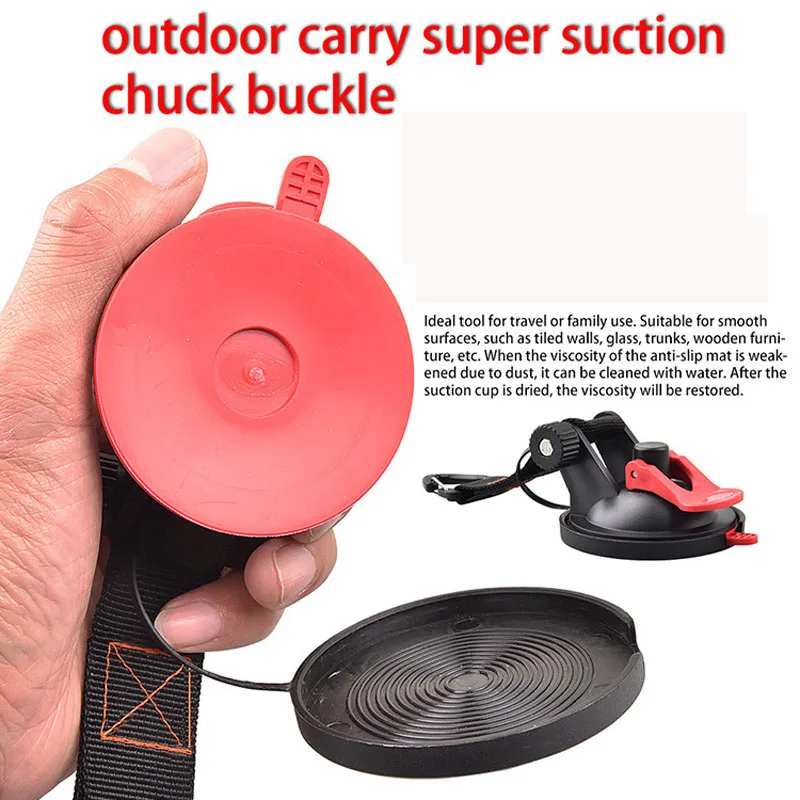 

Suction Cup Hook Outdoor Camping Hiking Suction Cup Anchor Hook Reusable Tie Down Home Securing Hooks Portable Hook Carabiner