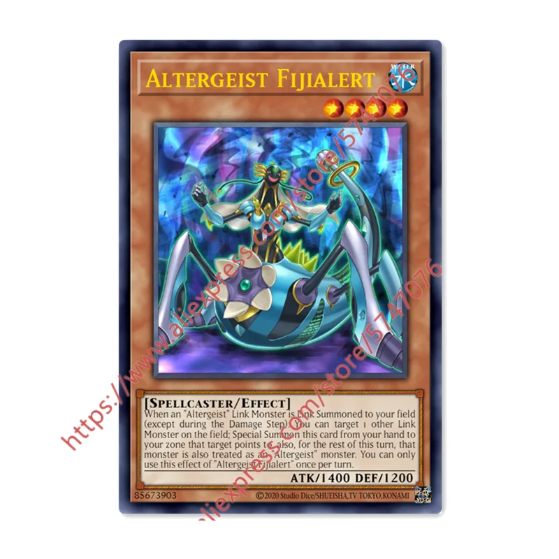 

Yu Gi Oh Altergeist Fijialert SR японские английские DIY игрушки хобби Коллекционная игра