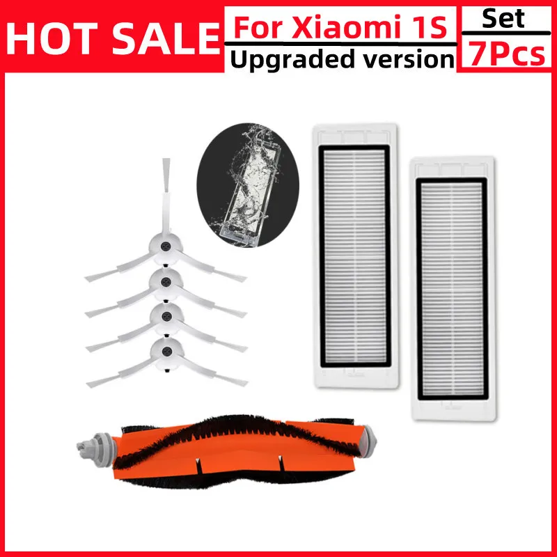 

Suitable For Xiaomi Roborock S5 Series Sweeping Robot Accessories Washable Filter Main Side Brush Rag