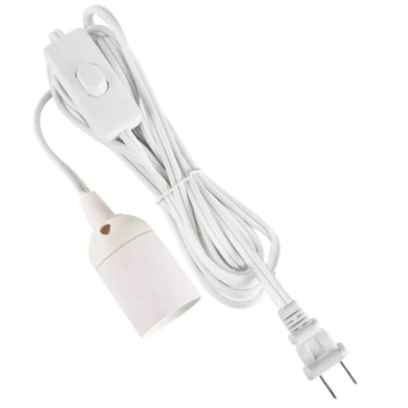 

Extension Hanging Lantern Cord Cable 15Ft UL 360W With E26 E27 Socket On/Off Button Pendant Lighting, US Plug