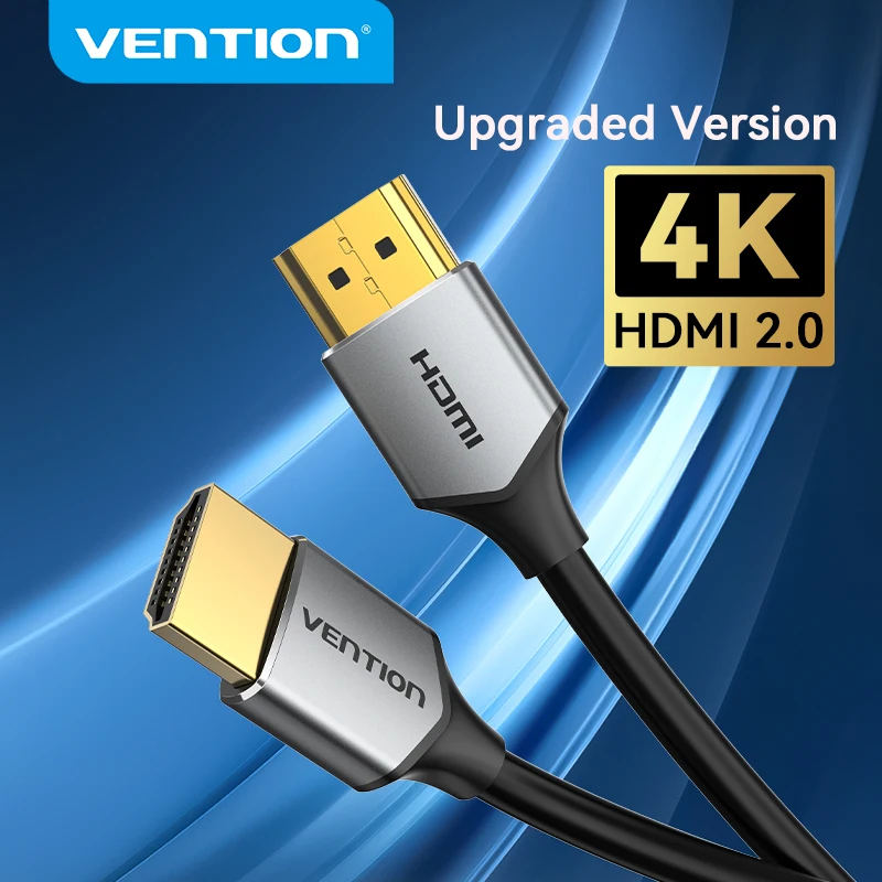 Vention HDMI 2.0 Cable Ultra 4K Slim HDMI 2.0 Splitter Cable for PS4/3 Projector HDTV X-box Nintendo Switch 3D Slim Cable HDMI