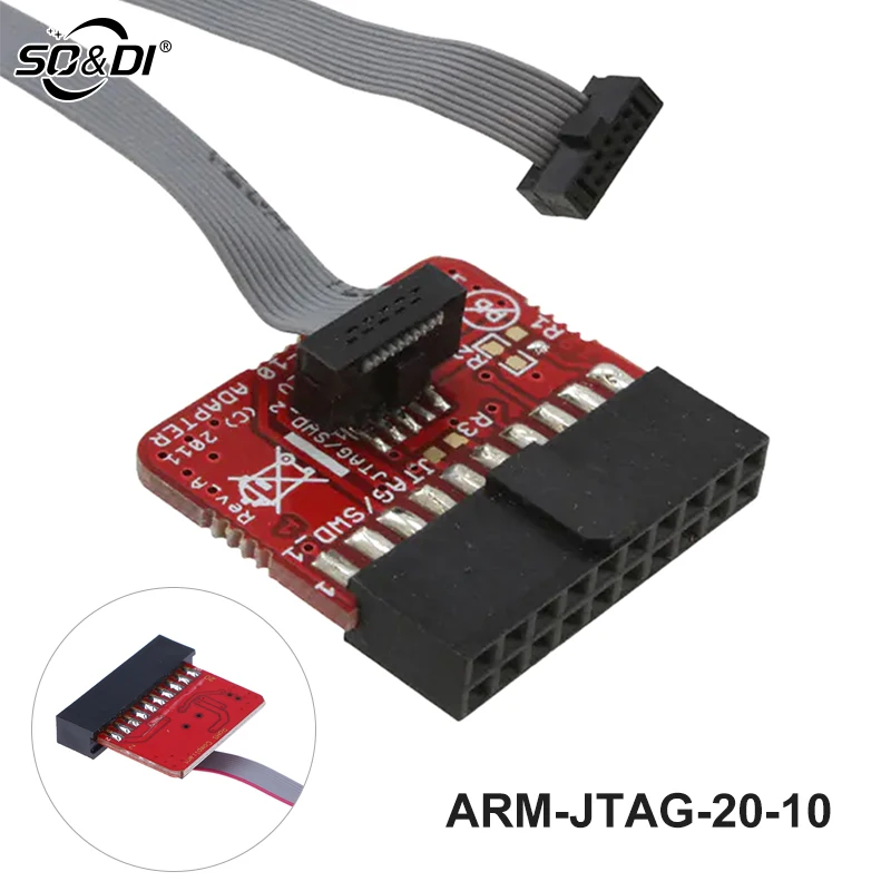 2,54 мм, контактный разъем 0,1, 1,27 мм, адаптер для Jlink, фотография/v9 v8, фотоадаптер, плата