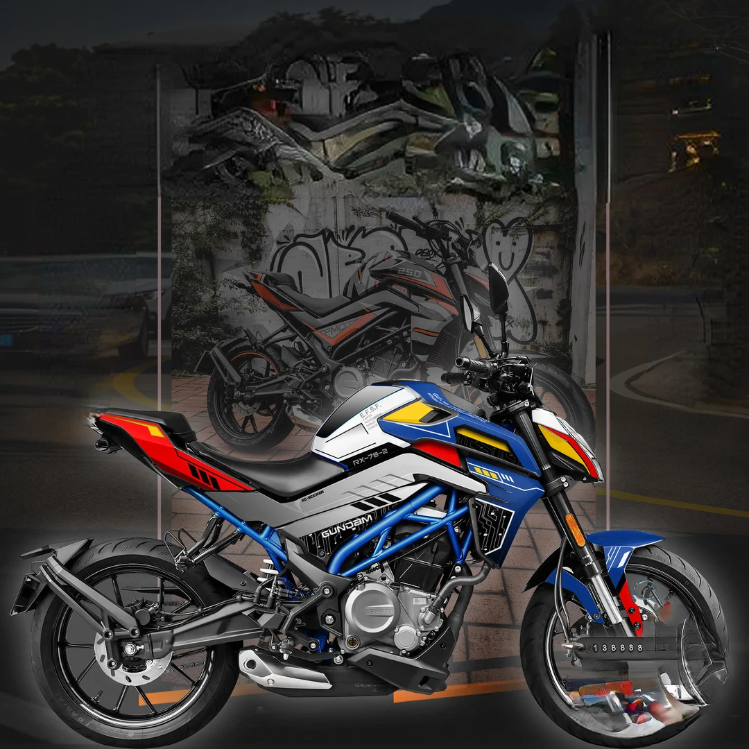 

Наклейка на мотоцикл, весь автомобиль, наклейка для путешествий, Модифицированная, персонализированная, водонепроницаемая, для CFMOTO 250NK 250 NK