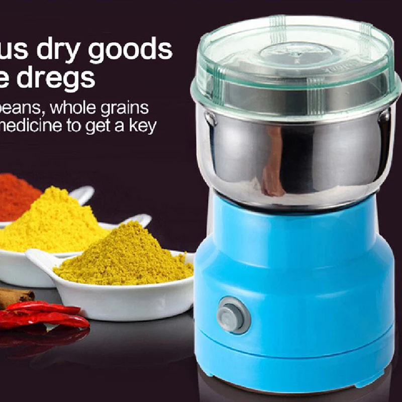 Electric Coffee Grinder Pepper Blender For Home Nuts Spices Mini Grains Machine Kitchen Multifunctional Coffe Bean Chopper Mixer