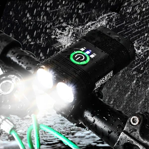 WOSAWE 400-800 Lumen Bike Light Front Headlight Built-in Battery LED Waterproof USB Rechargeable Lamp Bicycle Cycling Flashlight