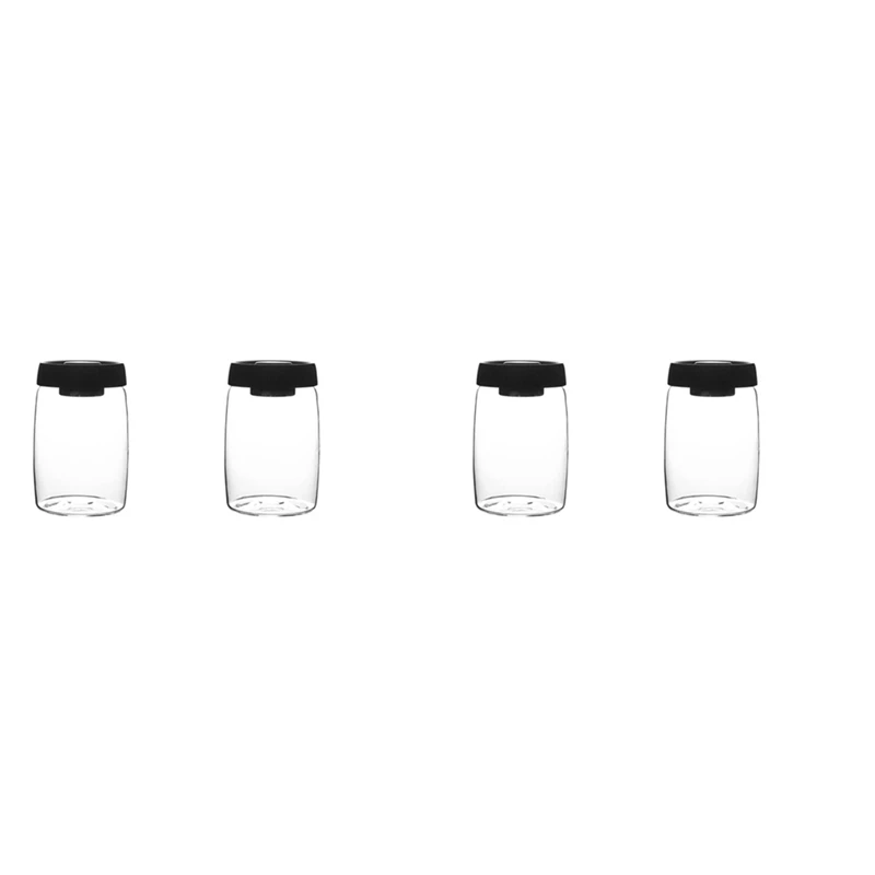 

Контейнер для хранения кофейных зерен 4X, стеклянная вакуумная банка, герметичный контейнер для кухни в скандинавском стиле для хранения закусок, чая, молока, порошка, контейнер L