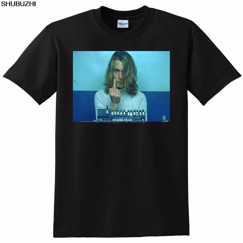 

BLOW T SHIRT johnny depp mugshot george jung SMALL MEDIUM LARGE or XL sbz4143