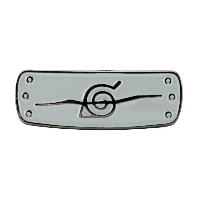 Брошь из аниме Наруто металлический значок в стиле рока Какаси с эмалью наклейка