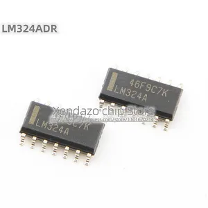 5pcs/lot LM324ADR LM324A SOP-14 package Original genuine Four channel operational amplifier chip