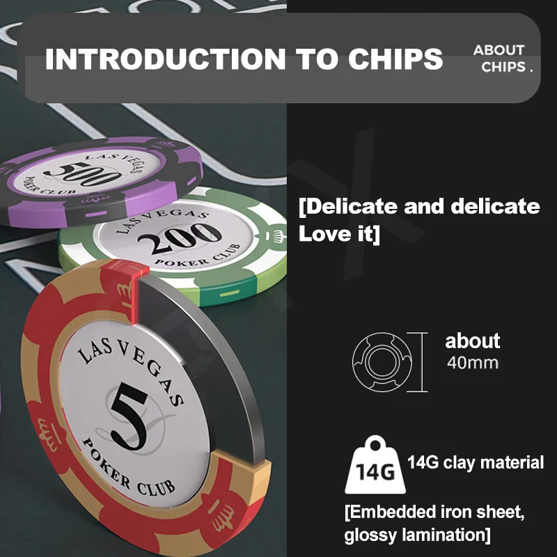 Набор для игры в Техасский покер резиновая подушка глиняный чип Керамический