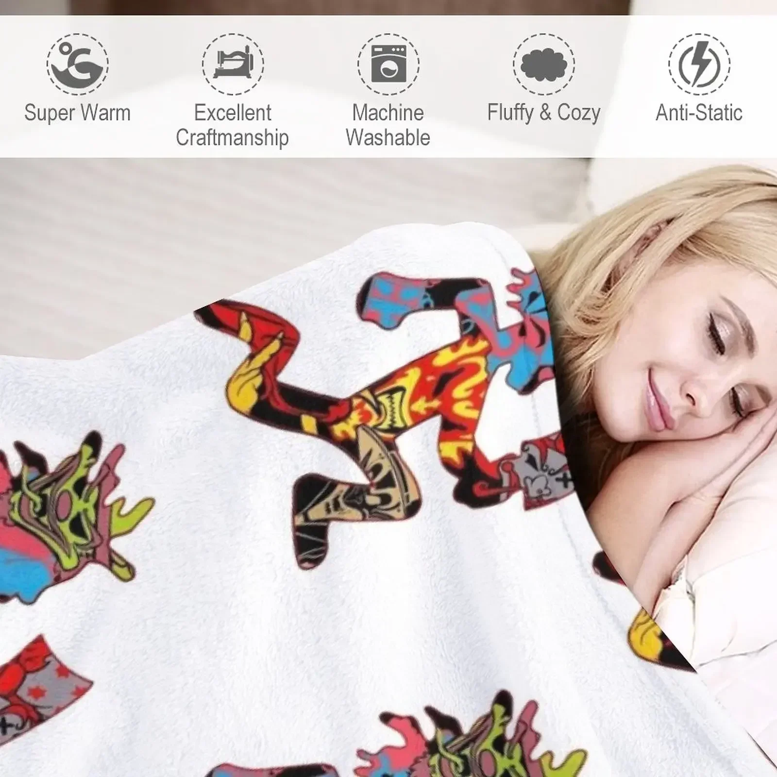 ICP Hatchetman карты Джокера Плед Пушистые роскошные утолщенные одеяла