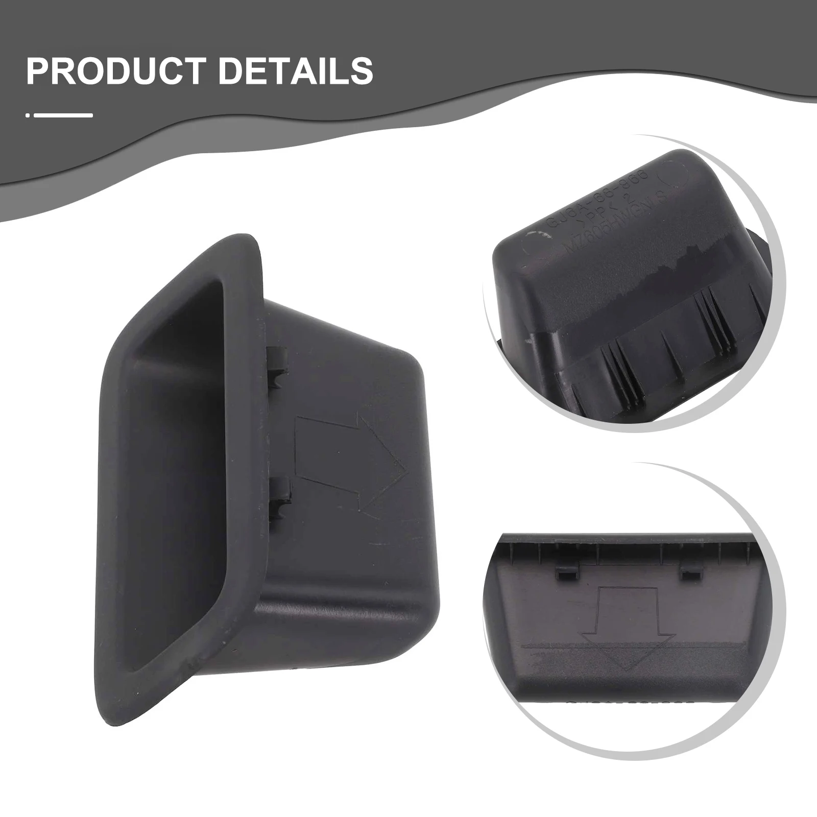 Ручка выдвижной ручки Прямая замена задней части багажника GJ6A-68-966 GJ6A68966 Не